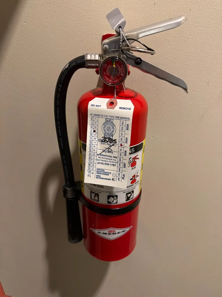 Apartment Building Fire Extinguisher Certification & Inspection in Mission District, San Francisco, CA