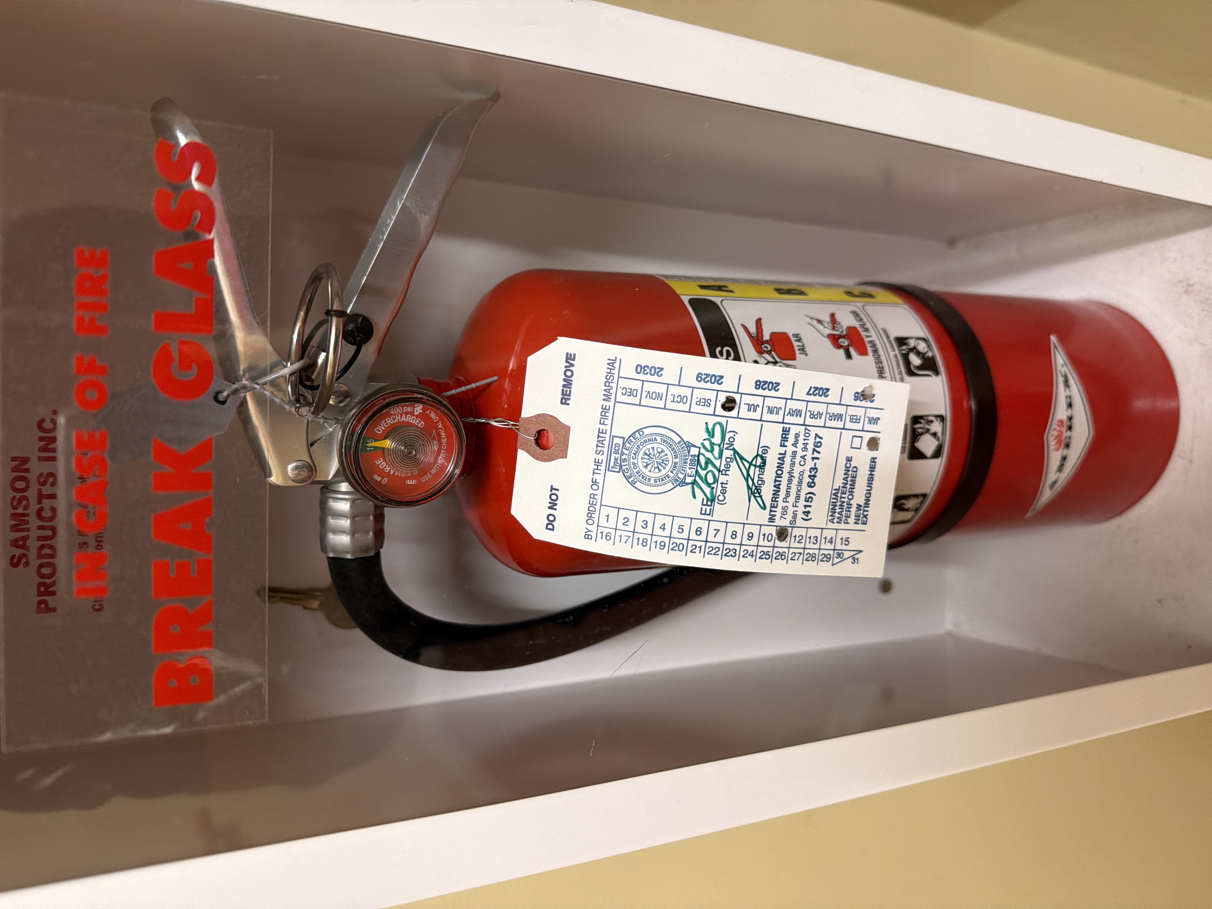 Fire Extinguisher Service in Berkeley