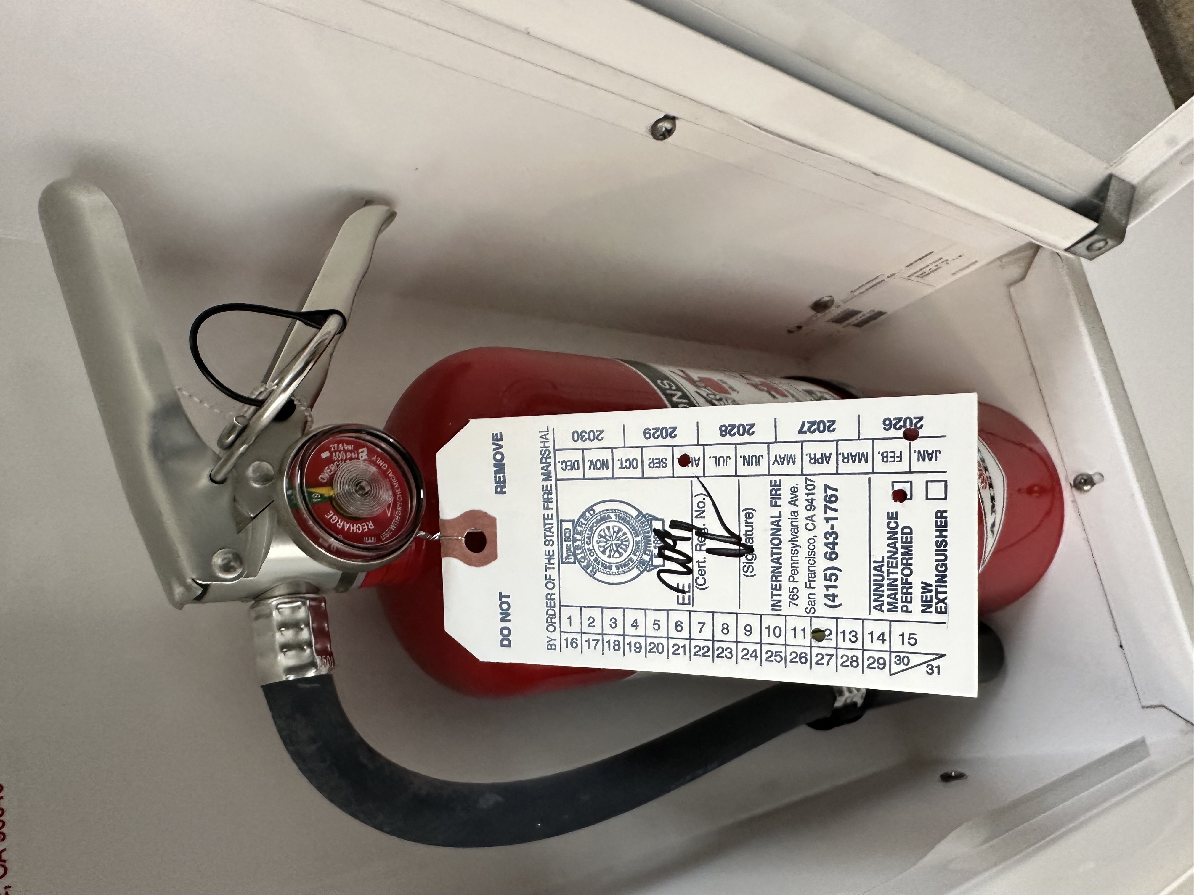 Fire Extinguisher Service in San Francisco