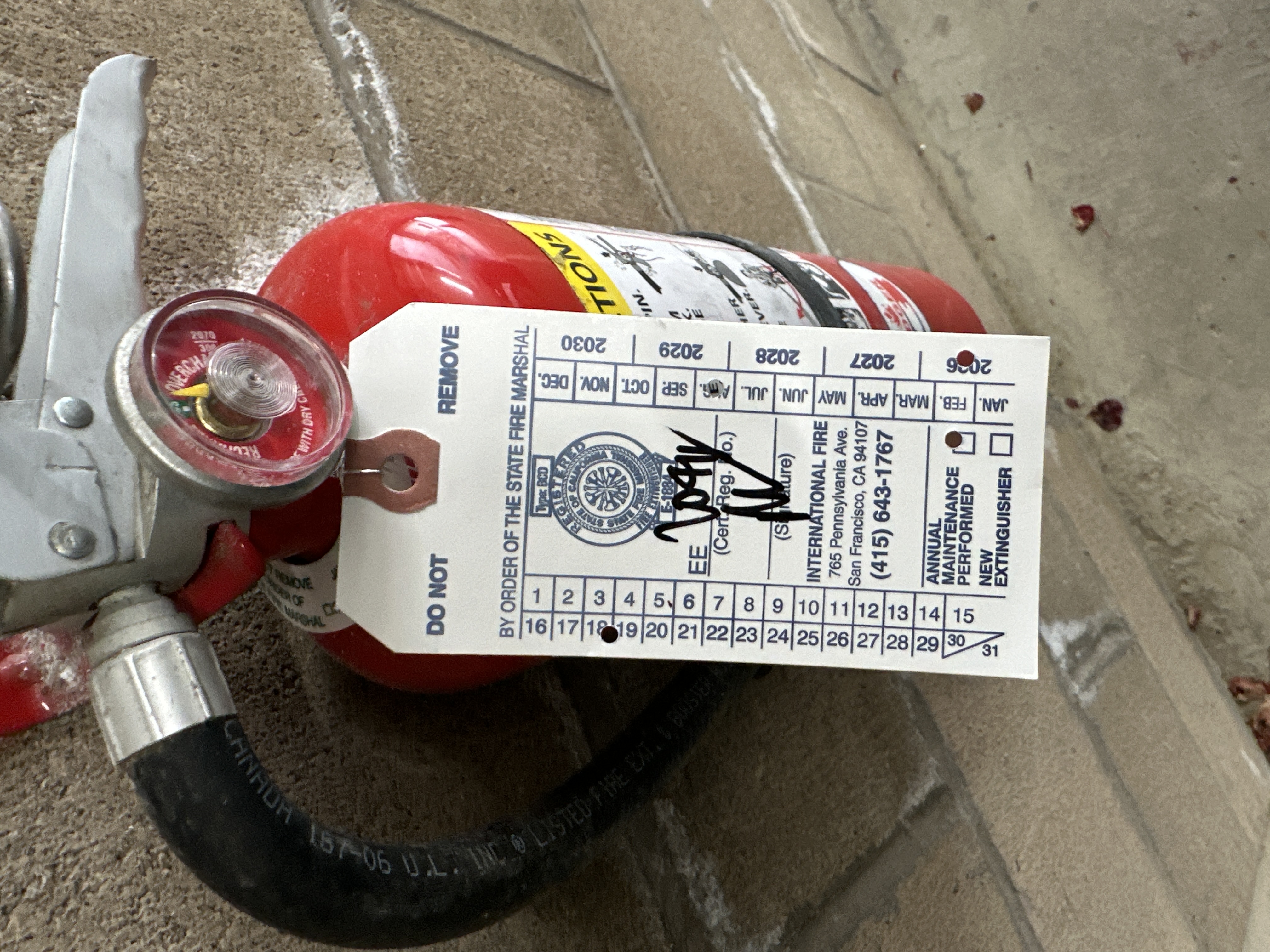 Fire Extinguisher Service in San Francisco