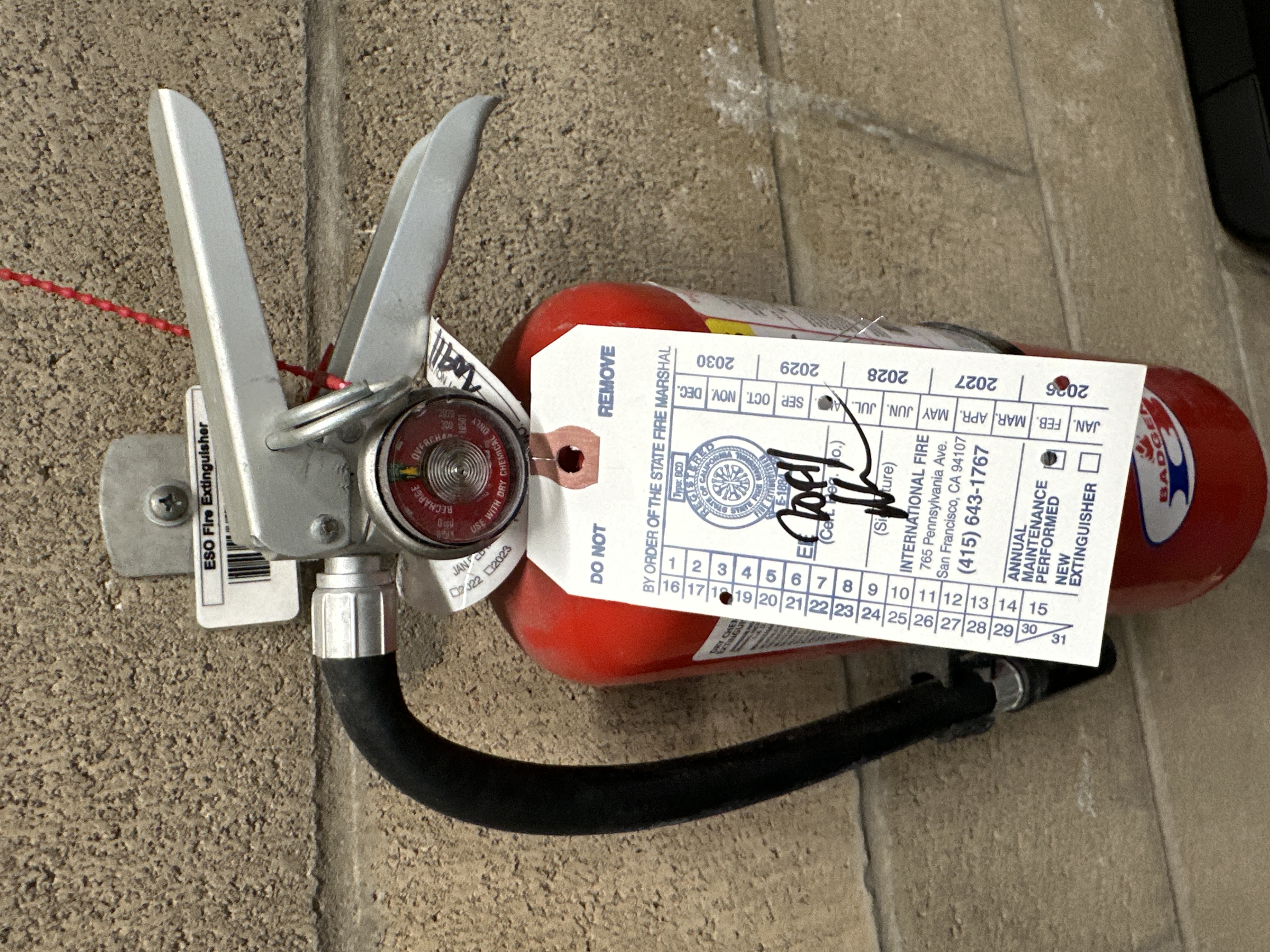 Fire Extinguisher Service in San Francisco